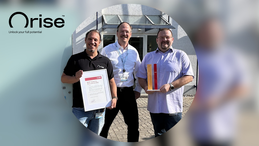Orise Wins BASF Contractors Award 2025 | Orise