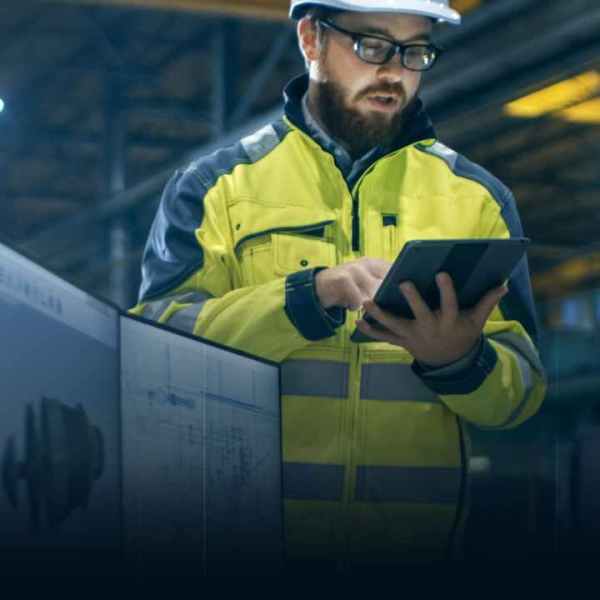 SAP manufacturing manager at work